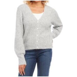 NEW KAREN KANE button up cardigan in light gray
